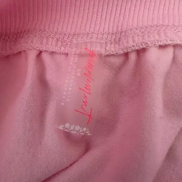 Free People Movement Womens Hot Shot Harem Shorts Size Small Pink Pale Comfort - Picture 5 of 5